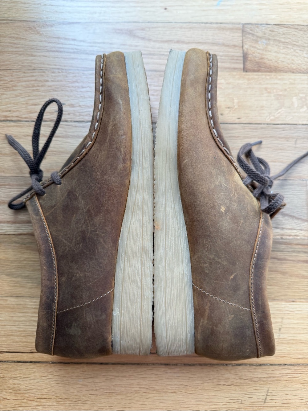 Clarks Brown Leather Women’s Mules with Cream Sole - Picture 5 of 7